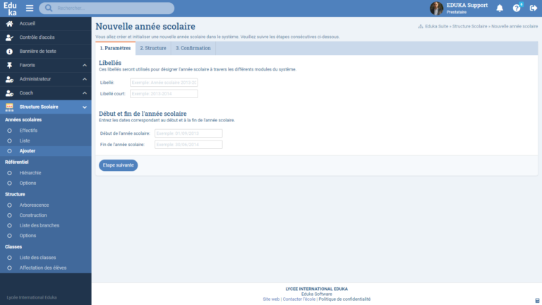 Module Structure Scolaire