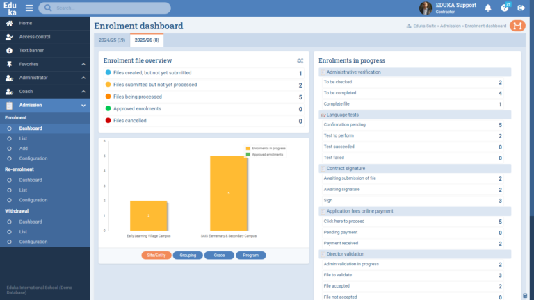 Admissions Module
