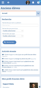 Module Anciens Élèves