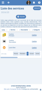 Module Restauration Scolaire