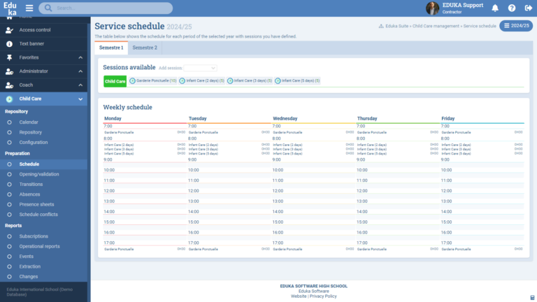 After-School Childcare Module