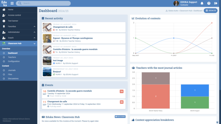 Classroom Hub Module