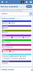 Extra-curricular activities module (ECA)