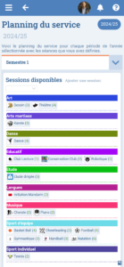 Module Activités Extra-Scolaires (AES)