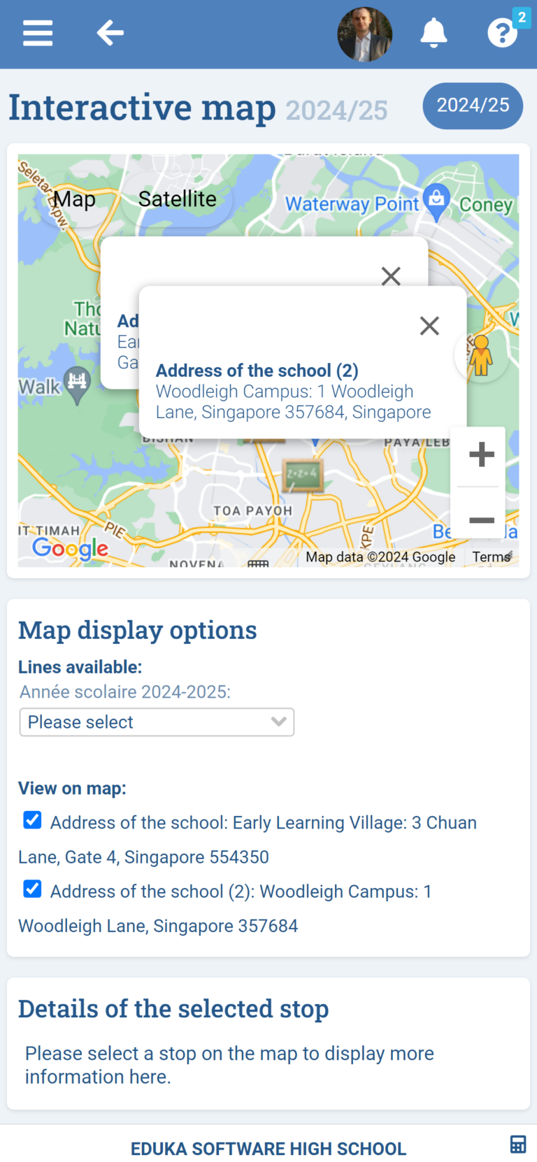 School Transport Module