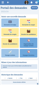 Module Gestion des demandes