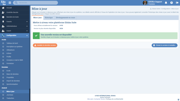 Module Configuration