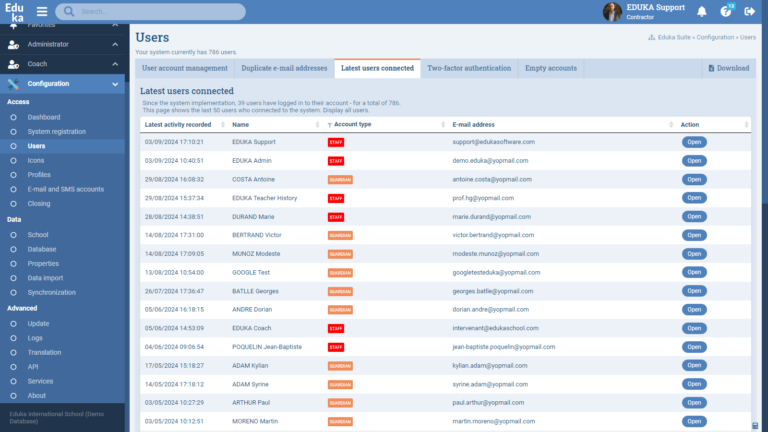 Configuration module