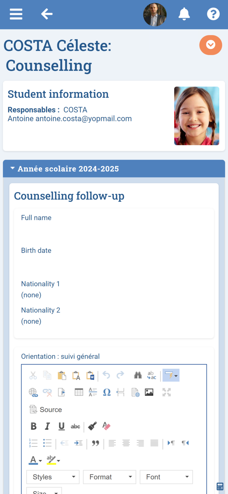 Counselling module