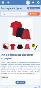 Module Boutique en ligne