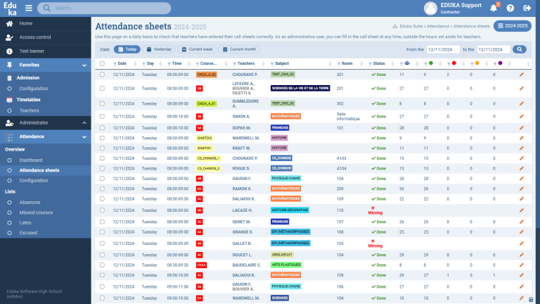 Attendance Management Module
