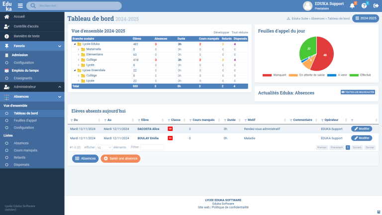 Module Gestion des Absences