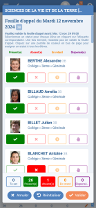 Module Gestion des Absences