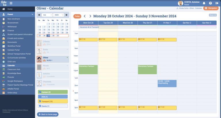 Calendar Module
