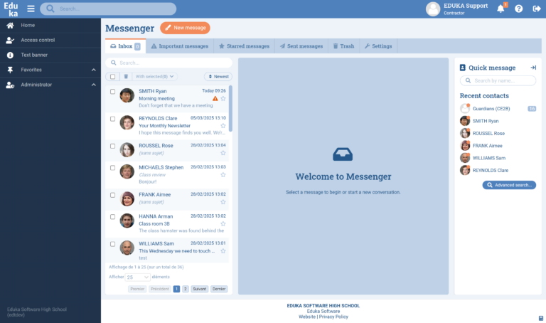 Messenger module